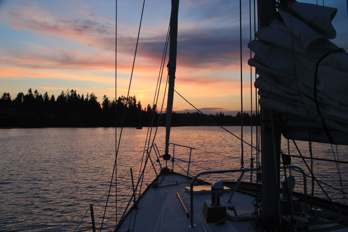 At anchor in Kingston