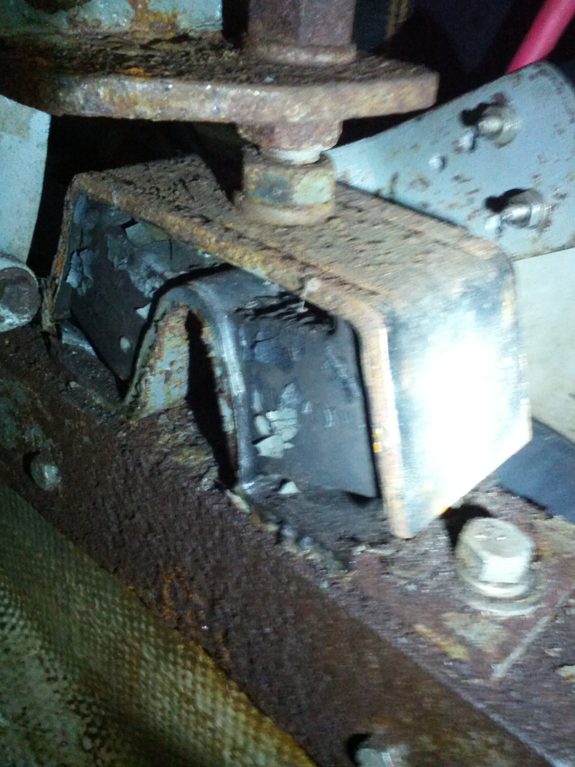 An old engine mount